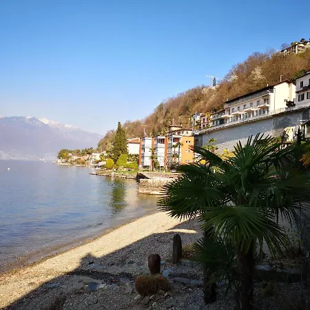 1 Mit Seesicht Und Pool Apartment Gambarogno